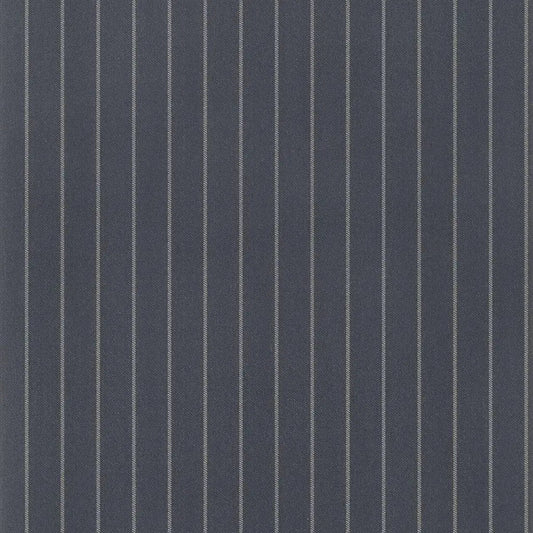 Langford Chalk Stripe Wallpaper - Dark Blue - Ralph Lauren - PRL5009/02 - Premier Wallcovering