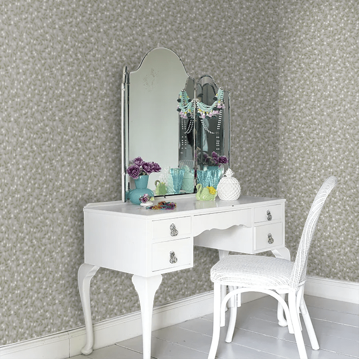 Langham Wallpaper - Pale Grey - Timothy Wilman - TW2536 - Premier Wallcovering