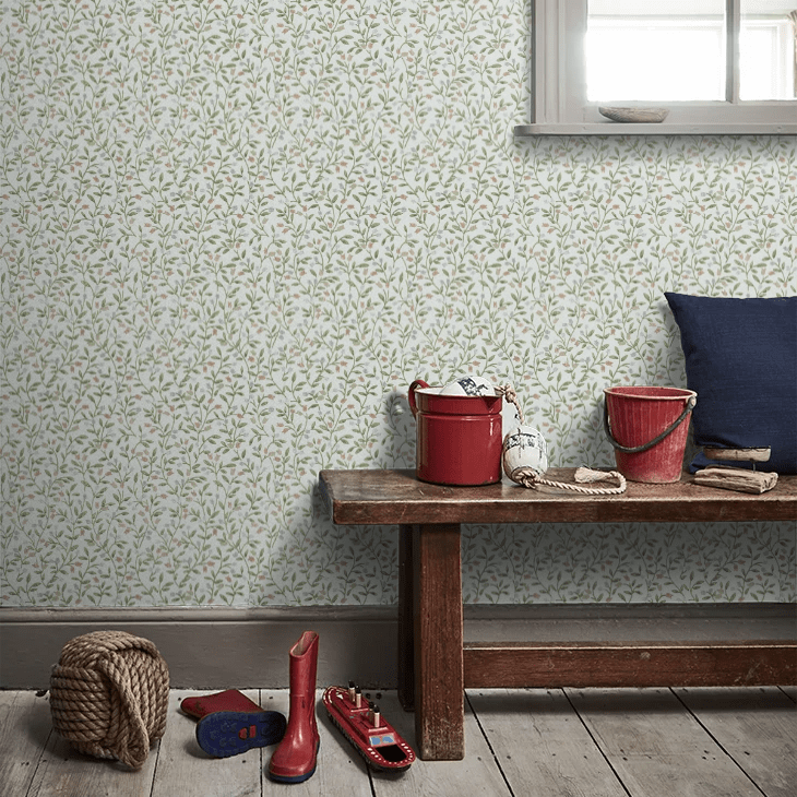 Langham Wallpaper - Seafoam Drift - Timothy Wilman - TW2538 - Premier Wallcovering