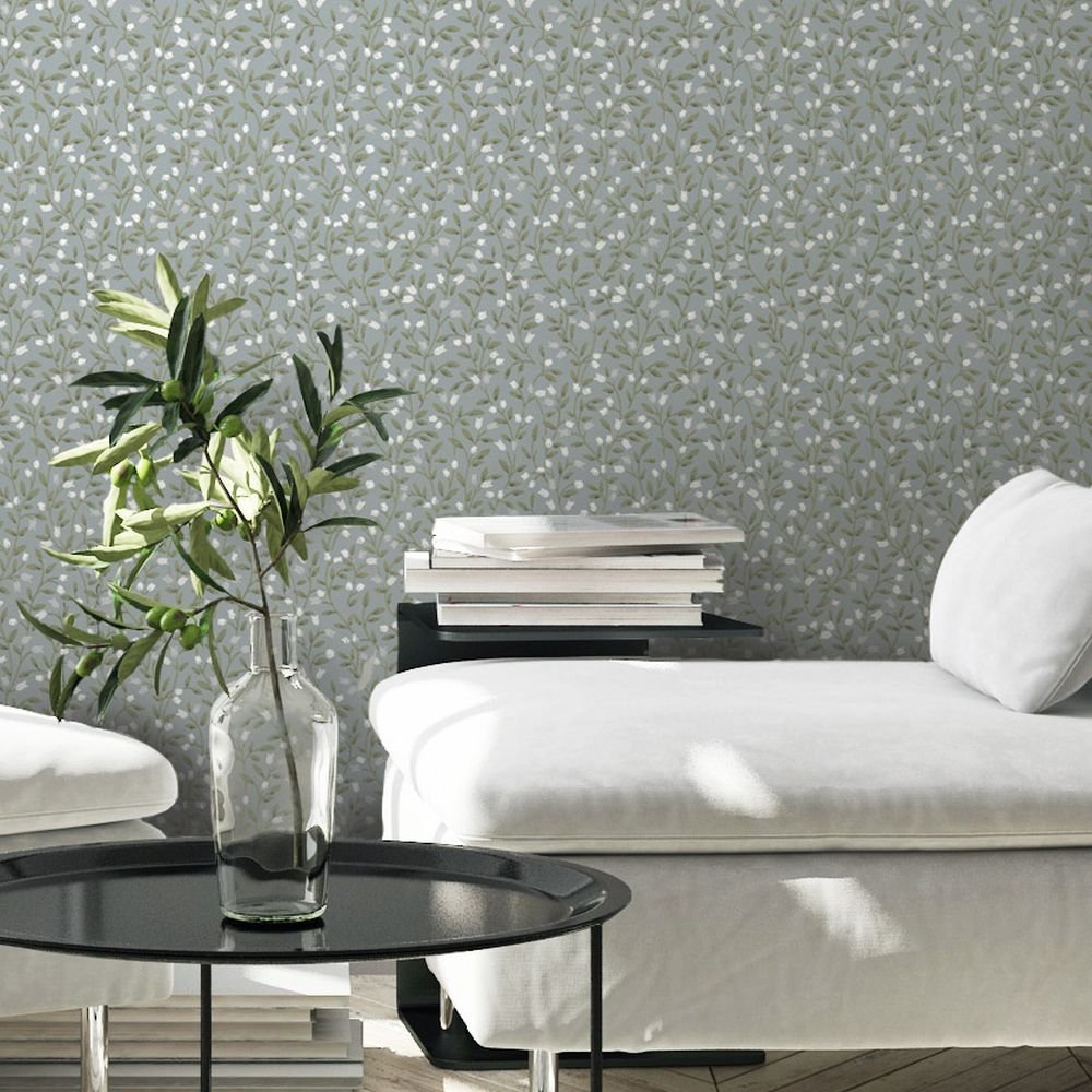Langham Wallpaper - Sea Mist - Timothy Wilman - TW2537 - Premier Wallcovering