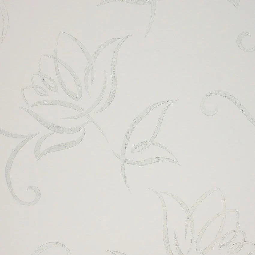 Langtry Wallpaper - Silver - Osborne & Little - W5453-02 - Premier Wallcovering