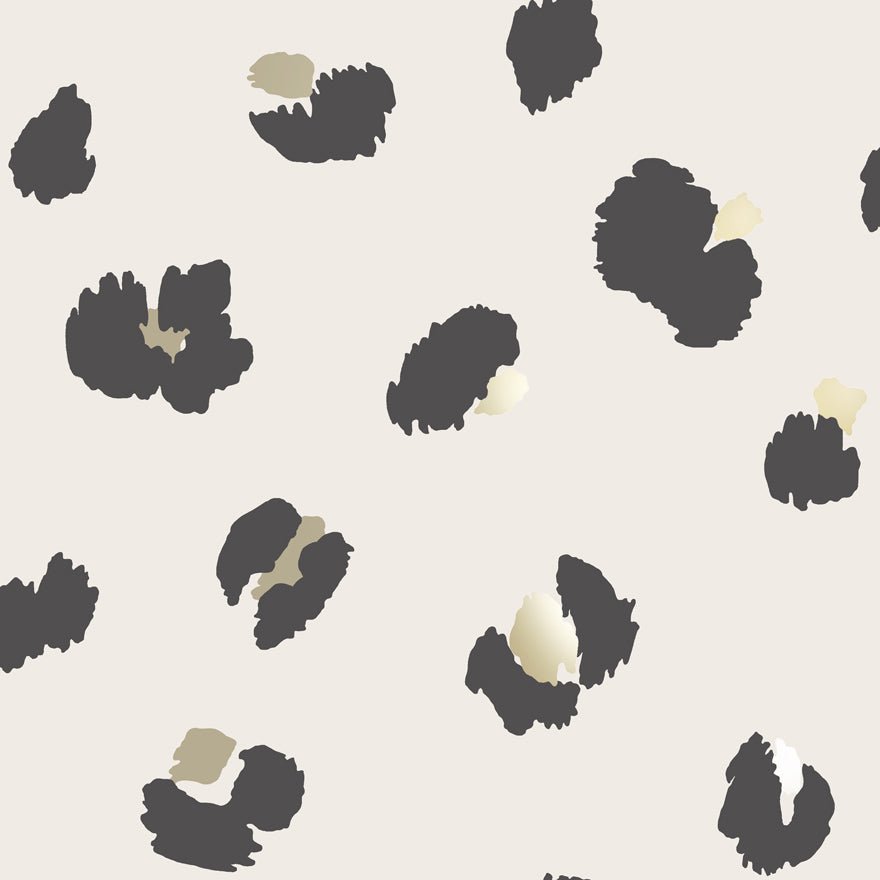 Large Leopard Spot Wallpaper - Cream - Holden Décor - 13032 - Premier Wallcovering