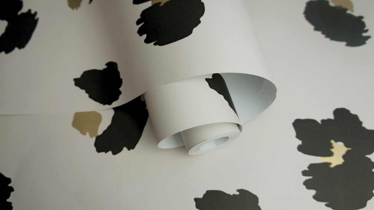 Large Leopard Spot Wallpaper - Cream - Holden Décor - 13032 - Premier Wallcovering
