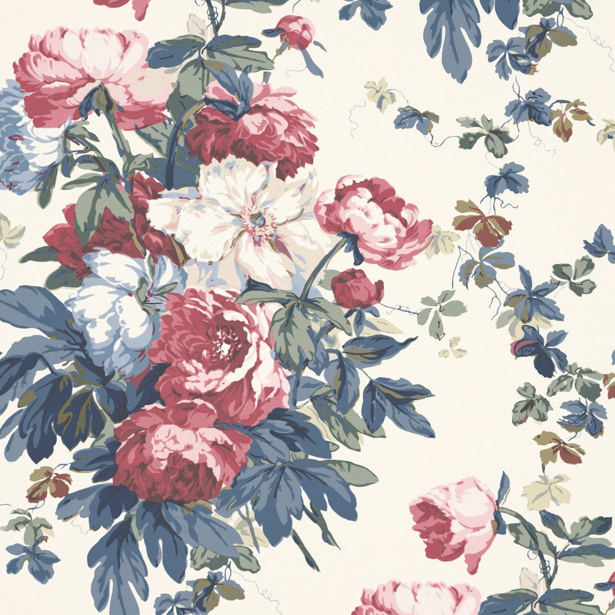 Large Peonies Wallpaper - Summer - Warner House - Premier Wallcovering