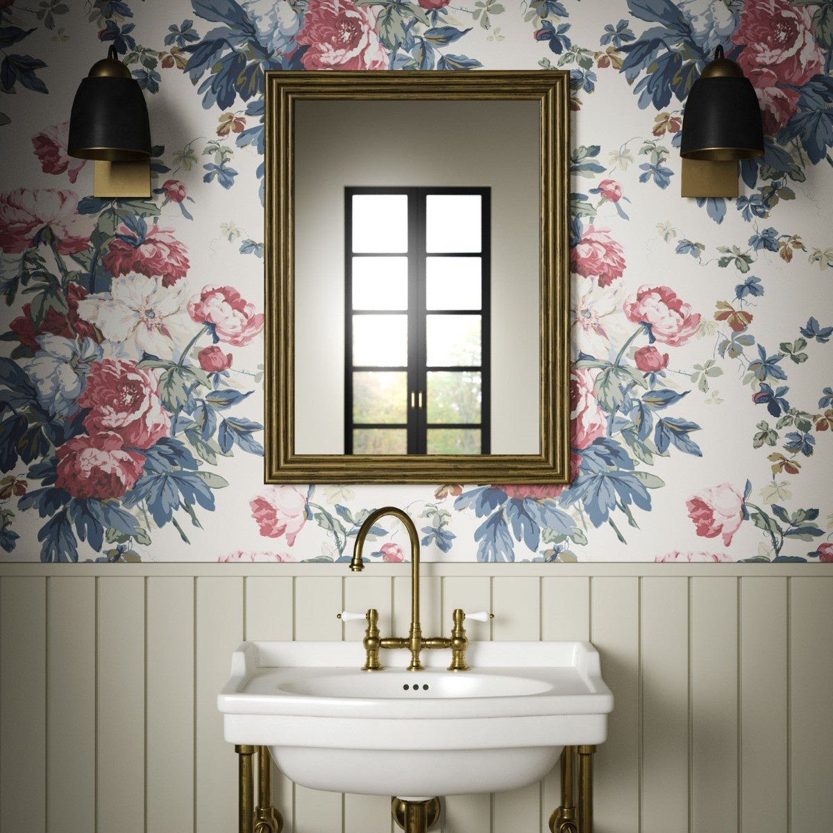 Large Peonies Wallpaper - Summer - Warner House - Premier Wallcovering