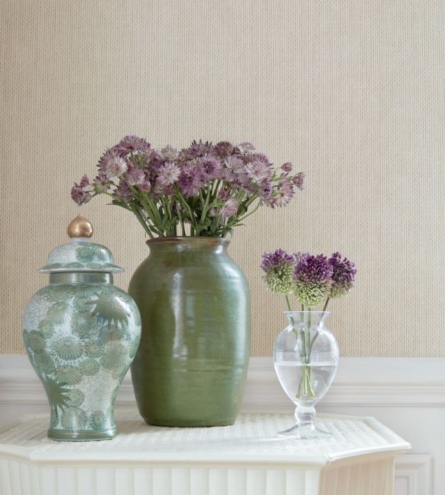 Largo Weave Wallpaper - Blue - Thibaut - T75507 - Premier Wallcovering