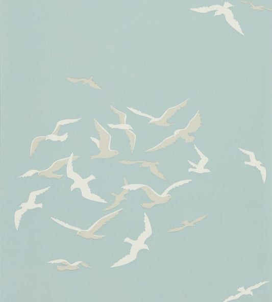 Larina Wallpaper - Sky - DCOA216578 - Sanderson - Premier Wallcovering