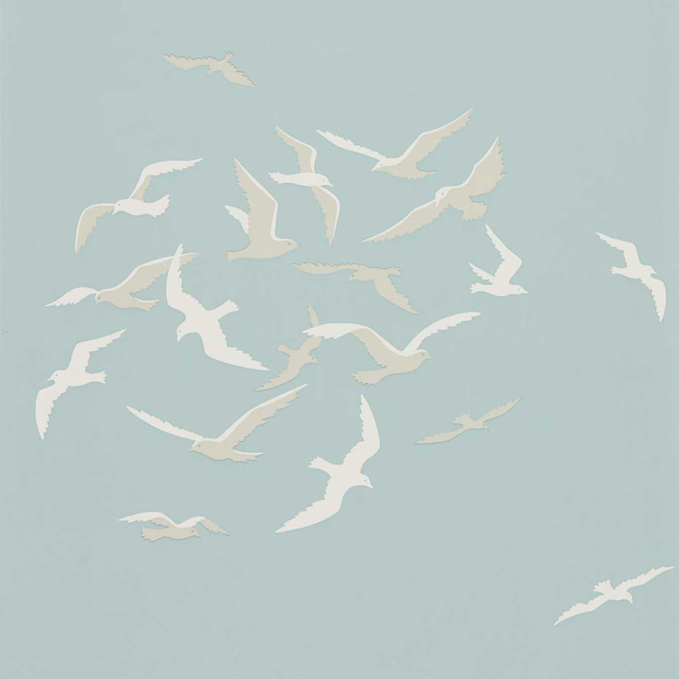 Larina Wallpaper - Sky - Sanderson - DCOA216578 - Premier Wallcovering