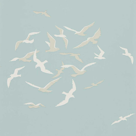 Larina Wallpaper - Sky - Sanderson - DCOA216578 - Premier Wallcovering