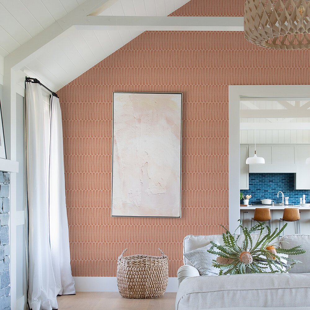 Lars Wallpaper - Coral - A Street Prints - FD26503 - Premier Wallcovering