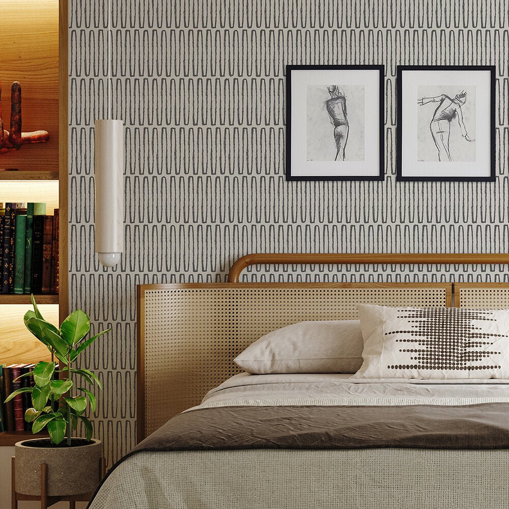 Lars Wallpaper - Charcoal - A Street Prints - FD26501 - Premier Wallcovering