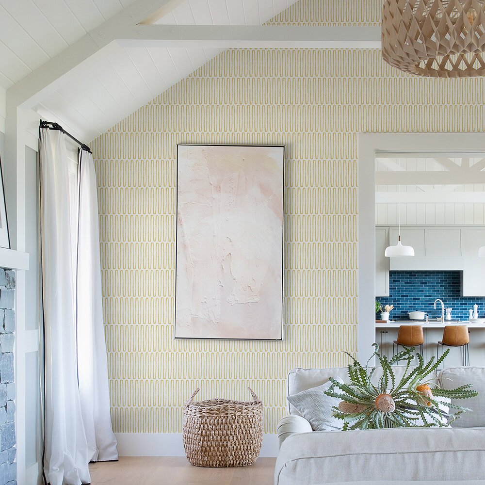 Lars Wallpaper - Ochre - A Street Prints - FD26500 - Premier Wallcovering