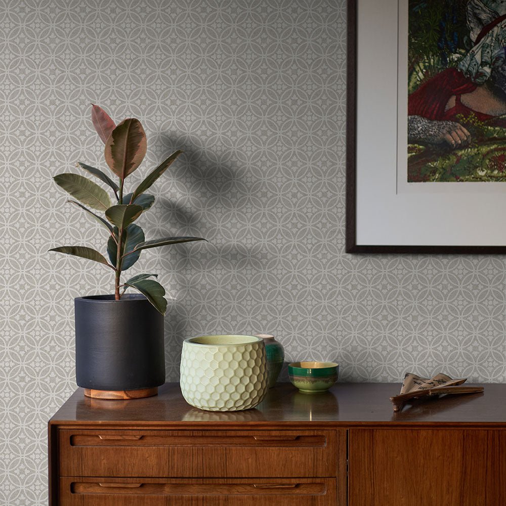 Larsson Wallpaper - Grey - A Street Prints - FD26135 - Premier Wallcovering