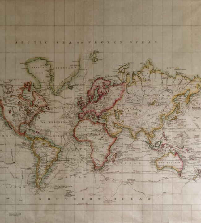 Latitude Wallpaper - Cream - Andrew Martin - SCHLA - Premier Wallcovering