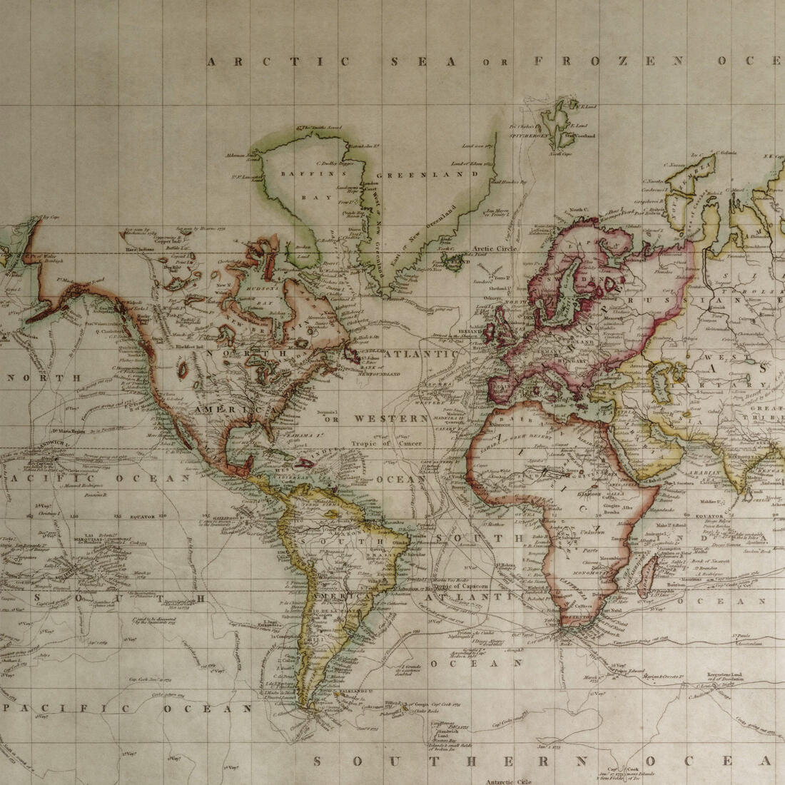 Latitude Wallpaper - Cream - Andrew Martin - SCHLA - Premier Wallcovering