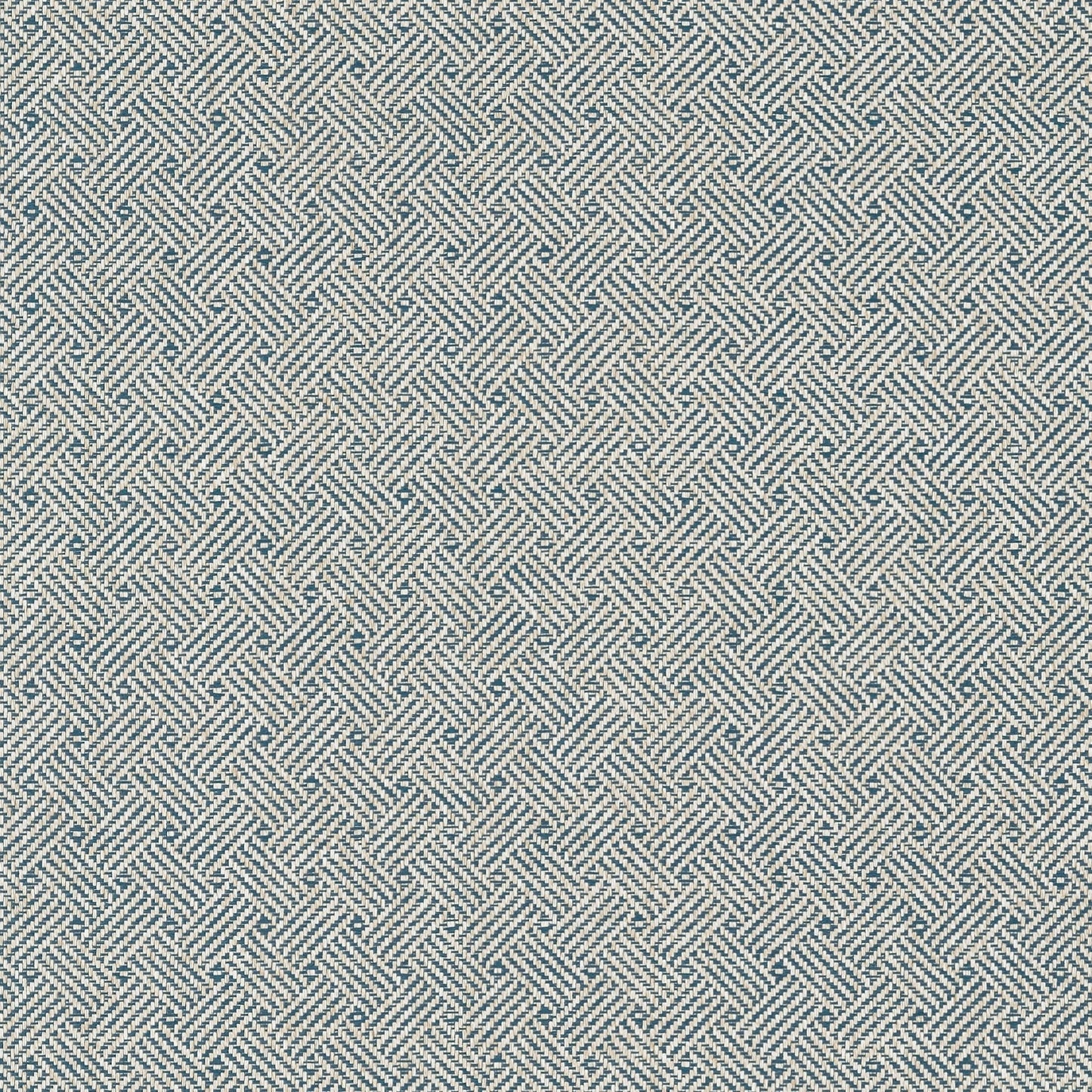 Lattice Weave Wallpaper - Blue - Thibaut - T75477 - Premier Wallcovering
