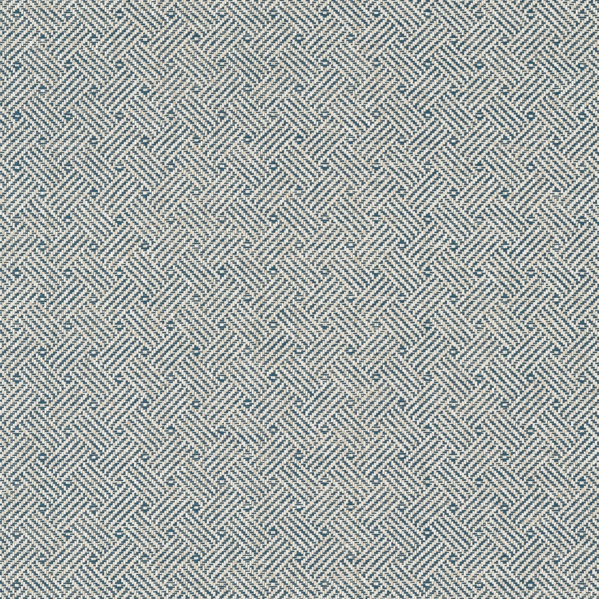 Lattice Weave Wallpaper - Blue - Thibaut - T75477 - Premier Wallcovering