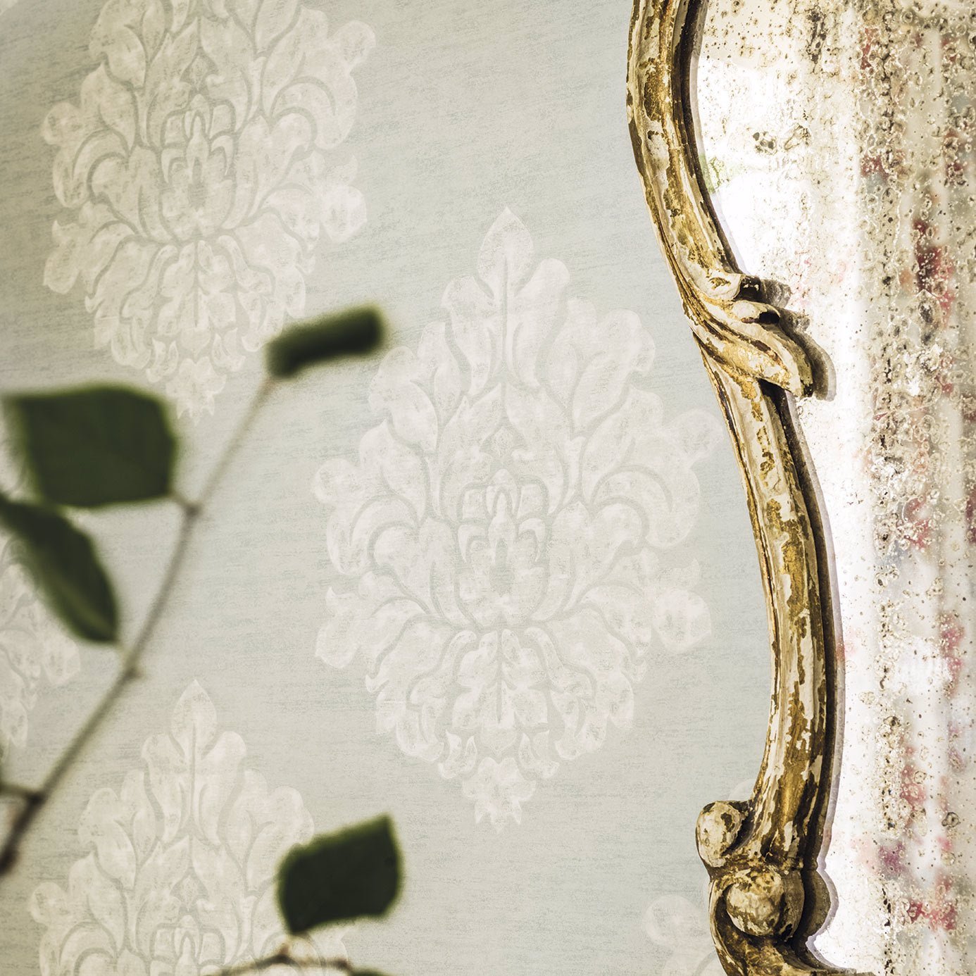 Laurie Wallpaper - Ivory - Sanderson - DWAP216268 - Premier Wallcovering