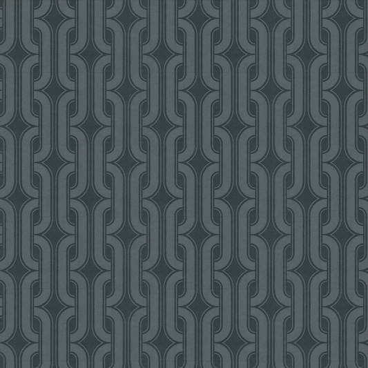 Lavaliers Wallpaper - Dark Grey - Little Greene - 0280LACINDER - Premier Wallcovering
