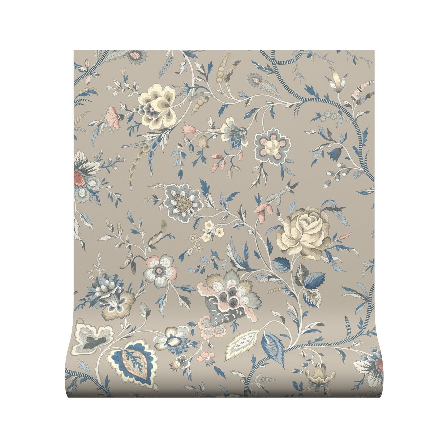 Lavenham Wallpaper - Mist - Warner House - Premier Wallcovering