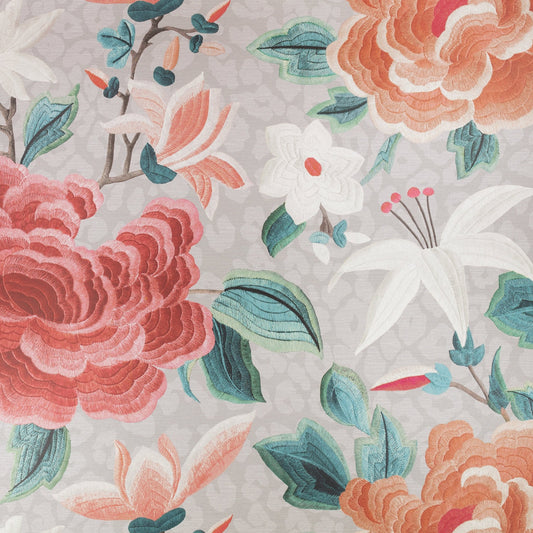 Lavinia Shimmer Wallpaper - Pomelo - Romo - Temperley London - W458/01 - Premier Wallcovering