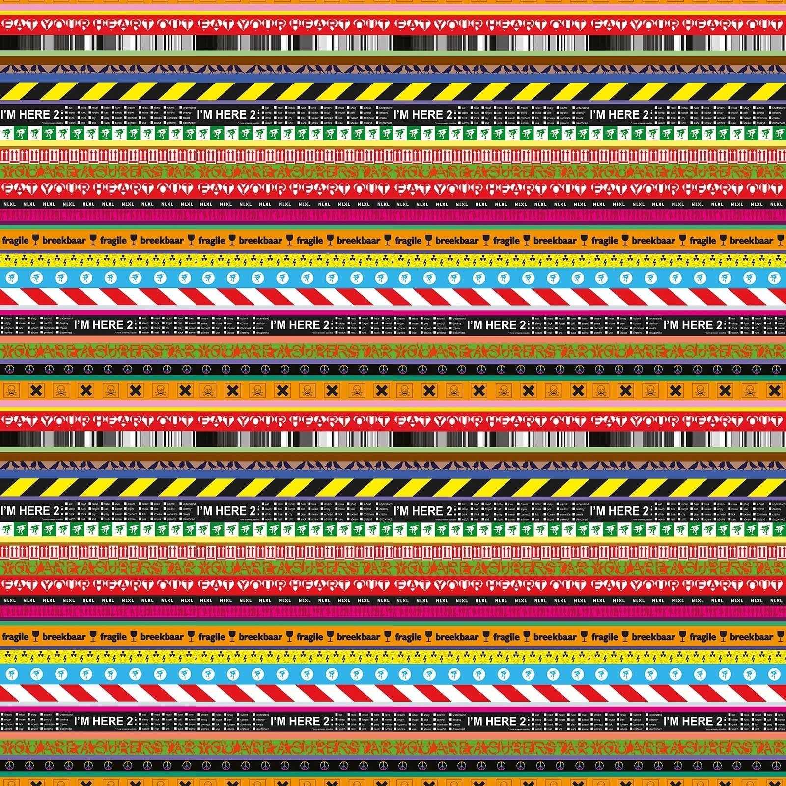 Layers Wallpaper - Multicolored - NLXL - RHU - 01 - Premier Wallcovering