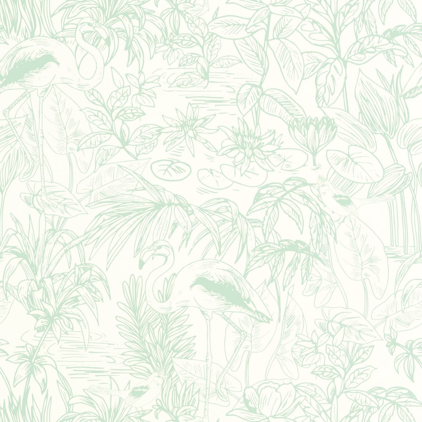 Le Cap Wallpaper - Vert D'eau - Caselio - 103930640 - Premier Wallcovering