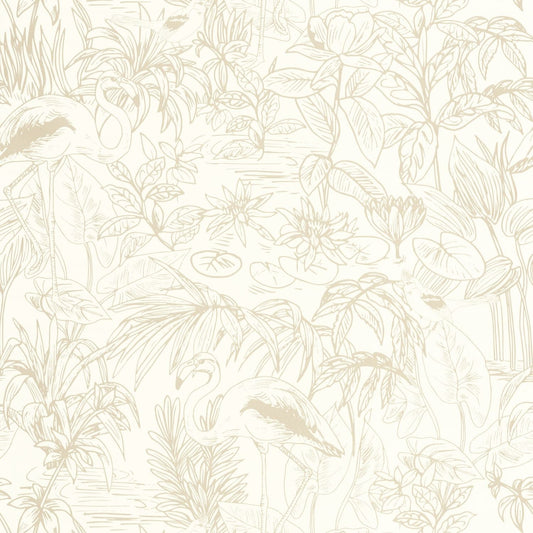 Le Cap Wallpaper - Beige Irise - Caselio - 103930204 - Premier Wallcovering