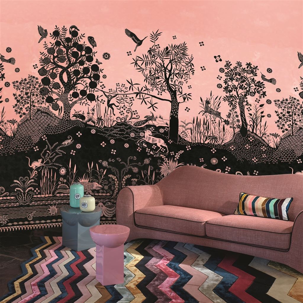 Le Gres Plage Fabric - Bourgeon - Christian Lacroix - FCL7048/09 - Premier Wallcovering