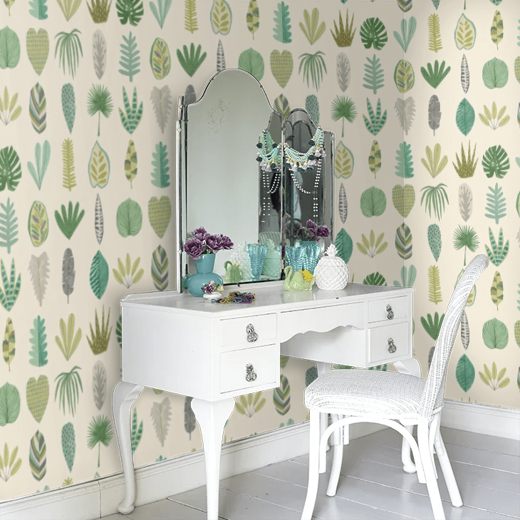 Leaf Boogie Wallpaper - Forest - Ohpopsi - GHS50105W - Premier Wallcovering