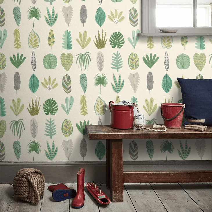 Leaf Boogie Wallpaper - Forest - Ohpopsi - GHS50105W - Premier Wallcovering