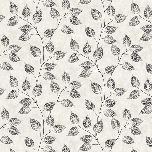 Leaf Silhouette Wallpaper - Contrast - NextWall - NW57500 - Premier Wallcovering