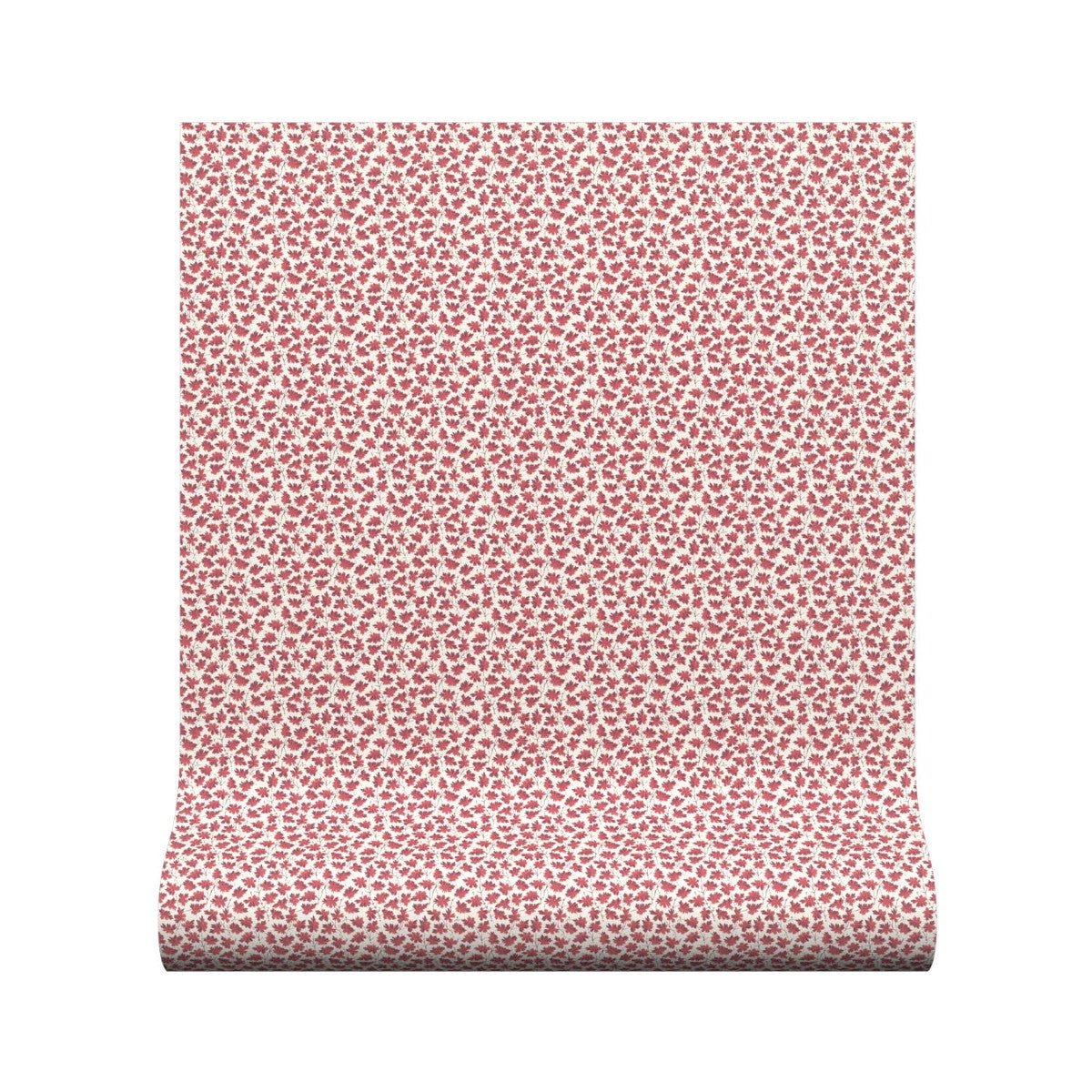 Leaf Trail Wallpaper - Scarlet - Warner House - Premier Wallcovering