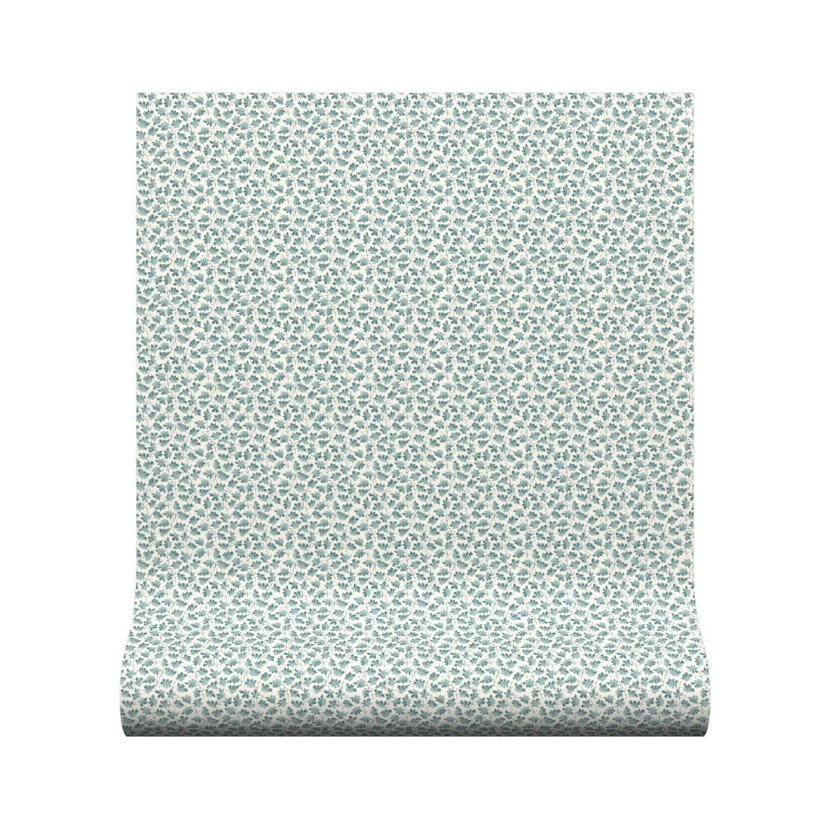 Leaf Trail Wallpaper - Teal - Warner House - Premier Wallcovering