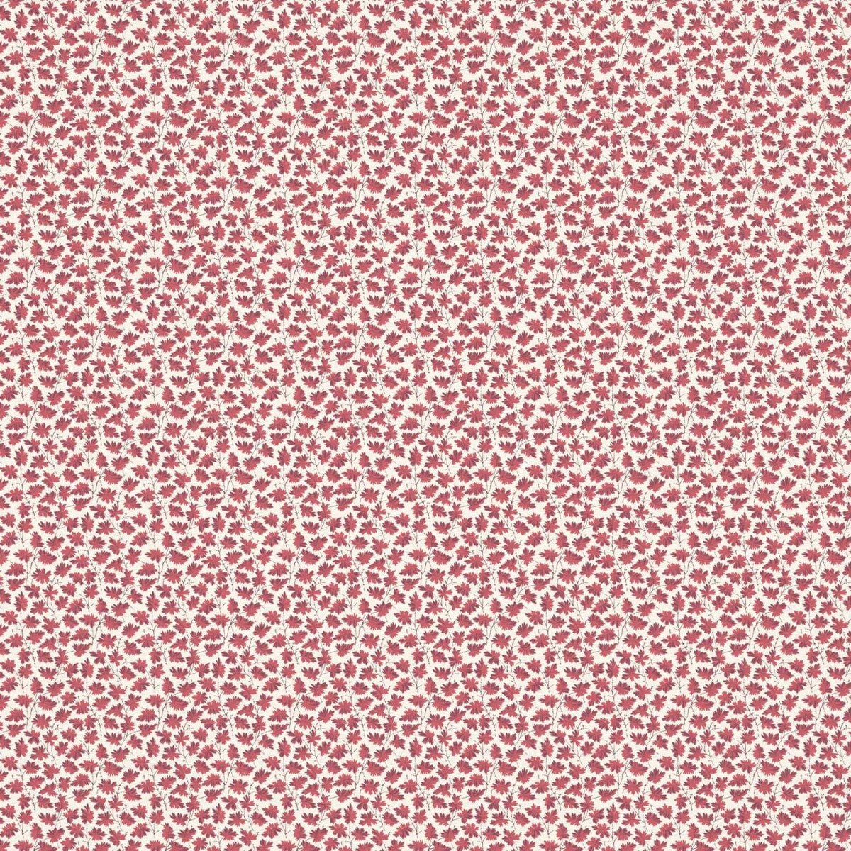 Leaf Trail Wallpaper - Scarlet - Warner House - Premier Wallcovering