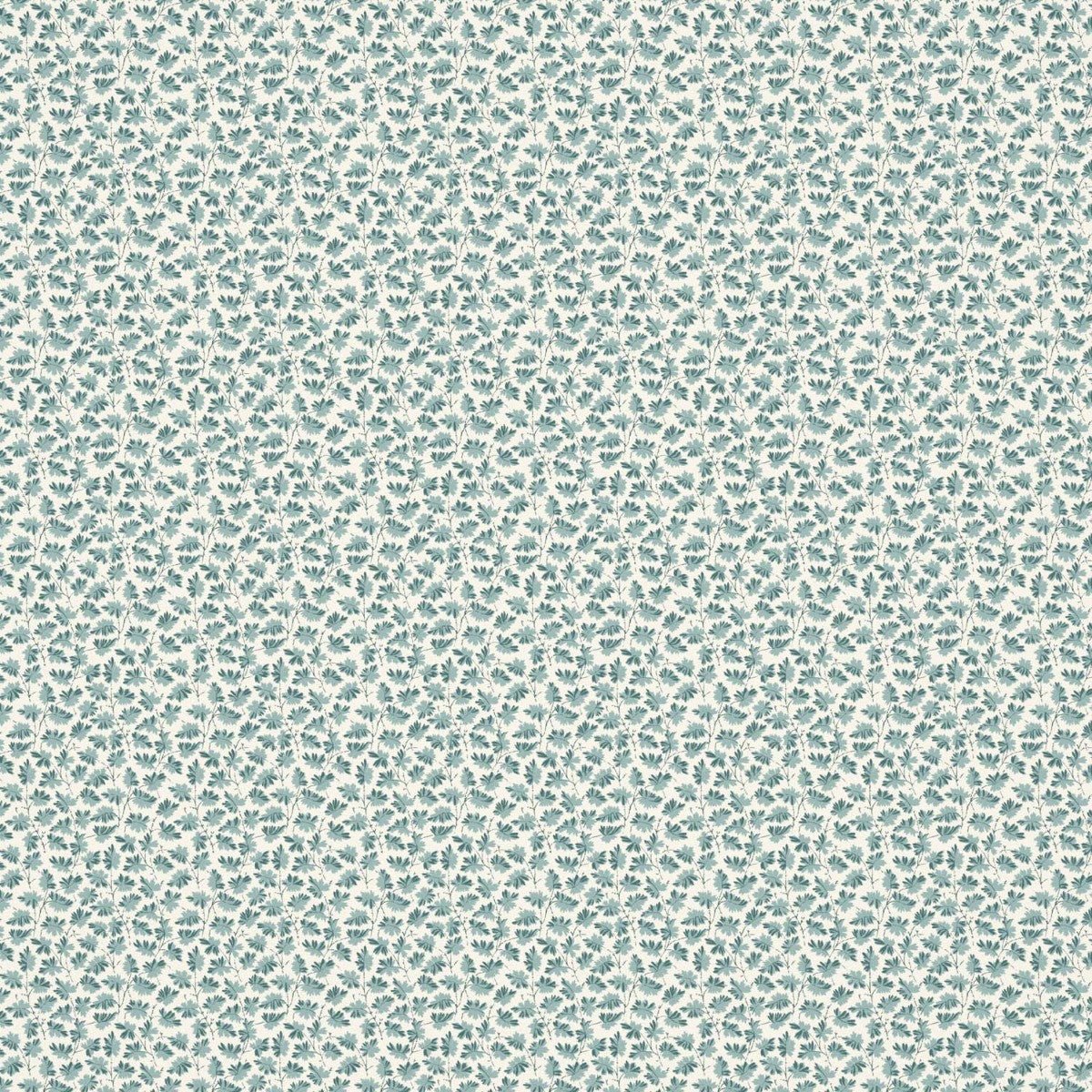 Leaf Trail Wallpaper - Teal - Warner House - Premier Wallcovering