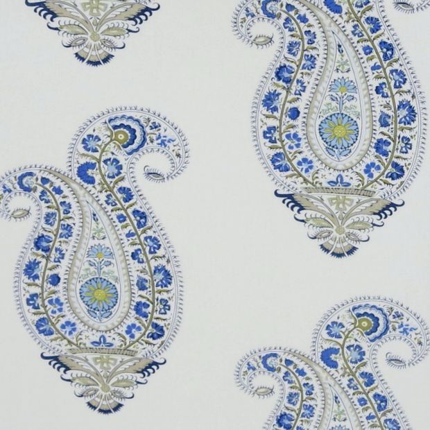Leela II Wallpaper - Sapphire - Borderline - 5143C - Premier Wallcovering