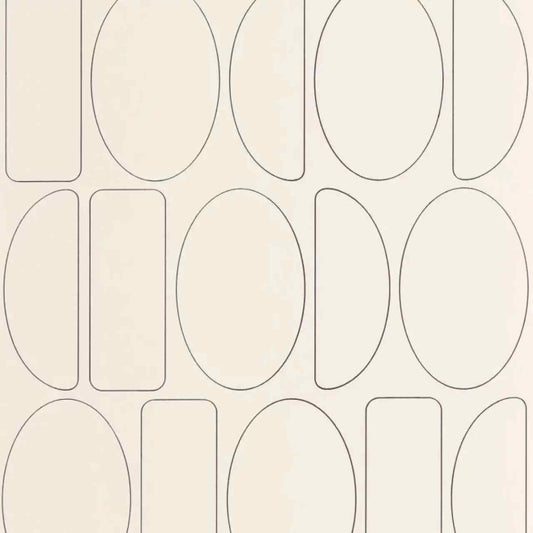 Legerete Alchimie Wallpaper - Beige / Noir Fusain - Casadeco - 89921924 - Premier Wallcovering