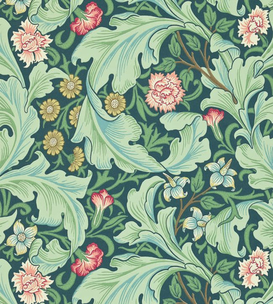Leicester Wallpaper - Woad/Sage - 212541 - Morris & Co - Premier Wallcovering
