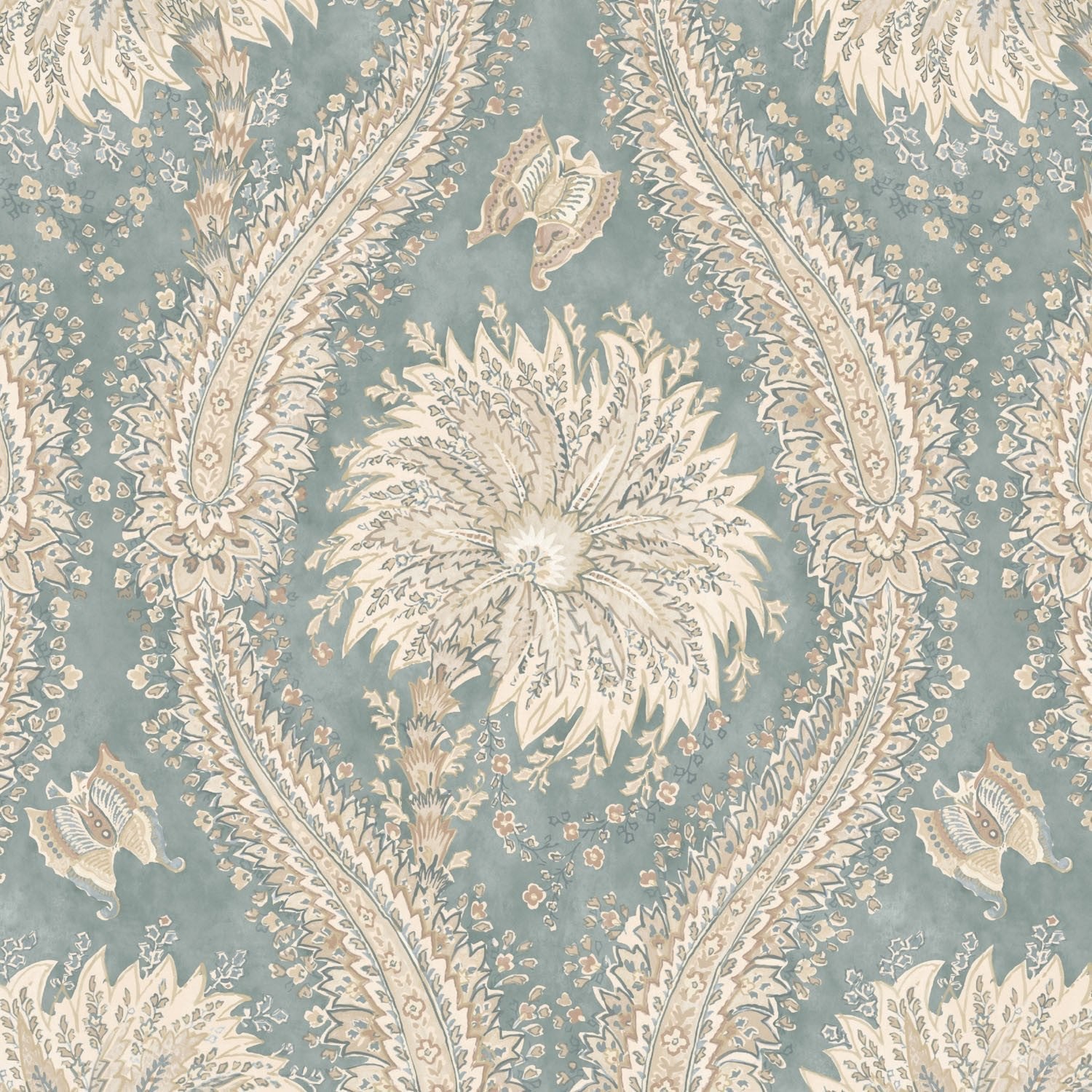 Leilani Wallpaper - Chambray - Warner House - Premier Wallcovering