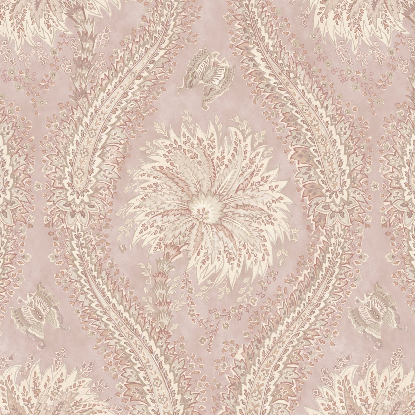 Leilani Wallpaper - Pink - Warner House - Premier Wallcovering