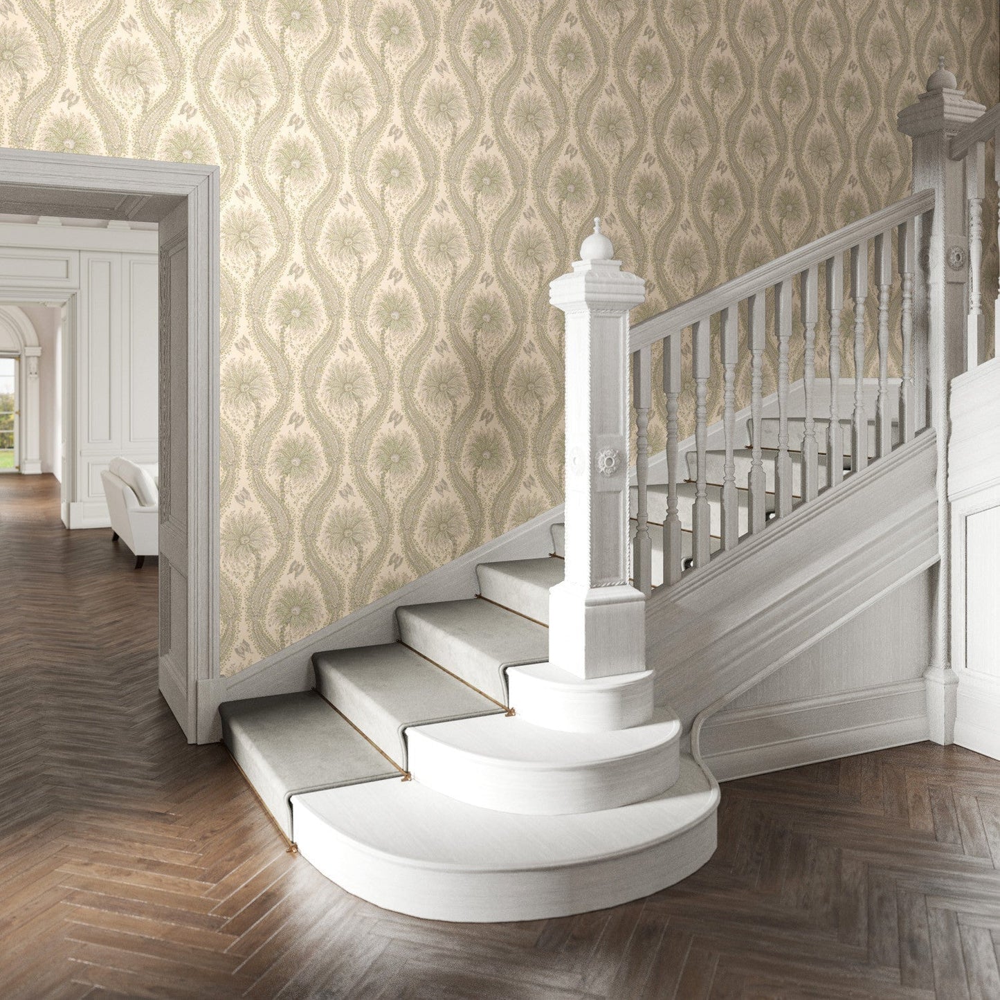 Leilani Wallpaper - Fern - Warner House - Premier Wallcovering