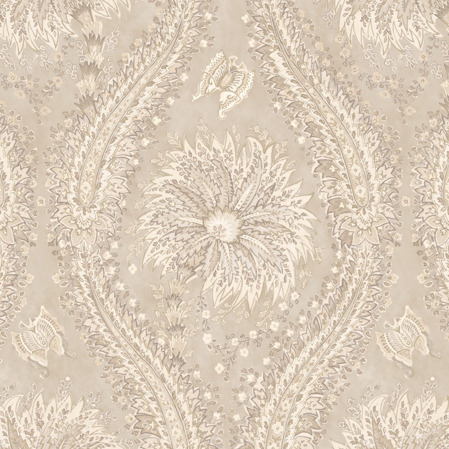 Leilani Wallpaper - Natural - Warner House - Premier Wallcovering