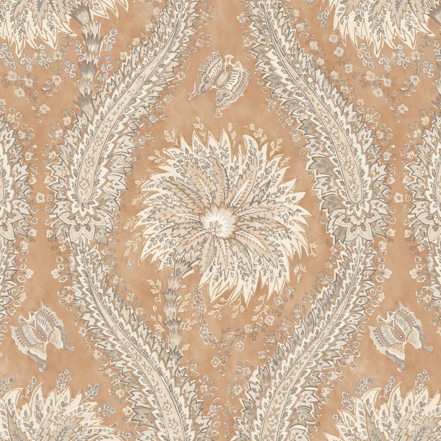 Leilani Wallpaper - Ginger - Warner House - Premier Wallcovering