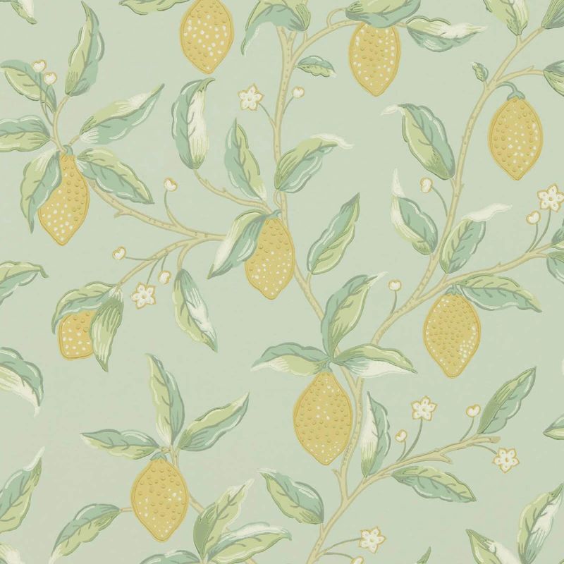 Lemon Tree Wallpaper - Sage - 216673 - Morris & Co - Premier Wallcovering