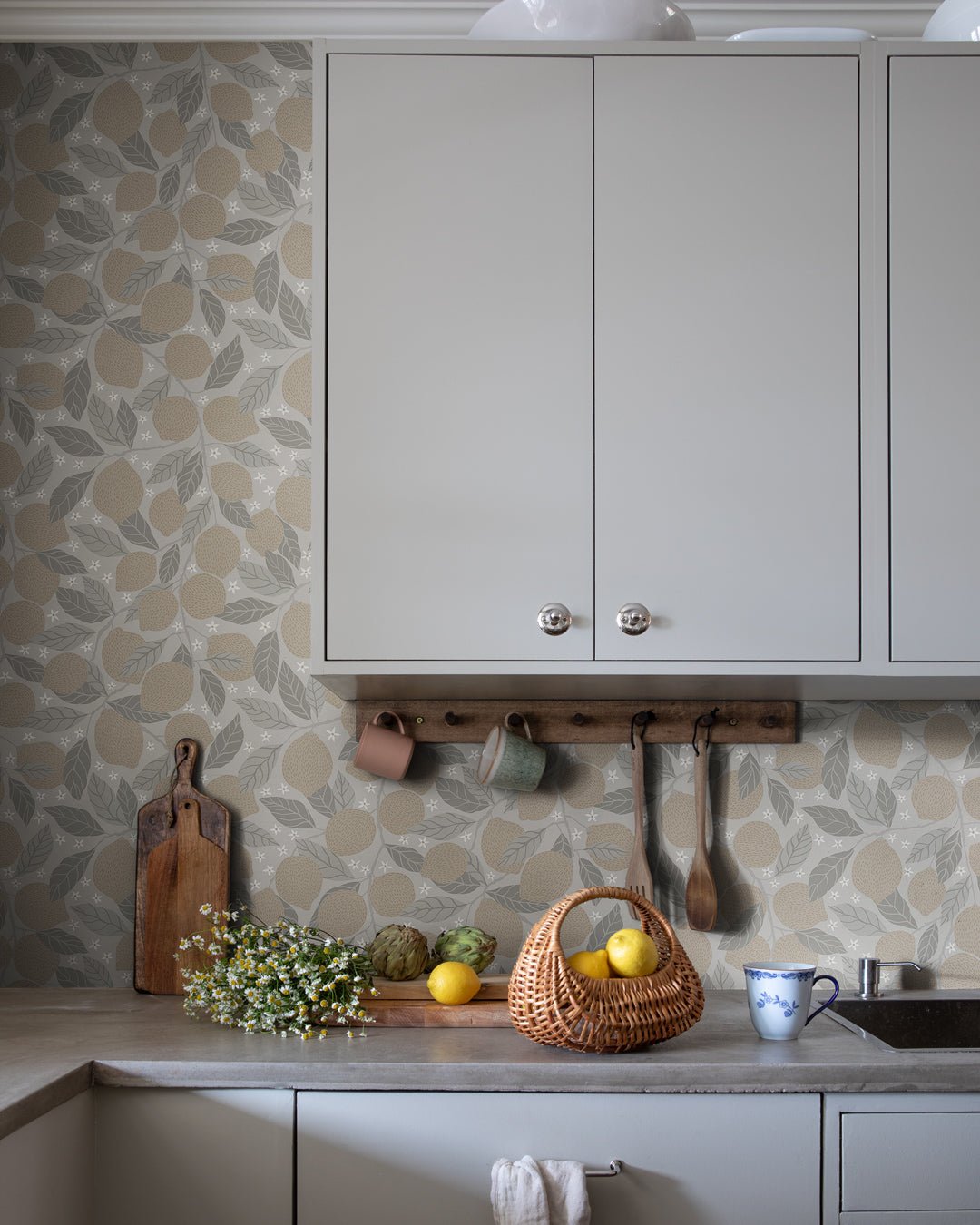 Lemona Wallpaper - Gray - Midbec - 44117 - Premier Wallcovering