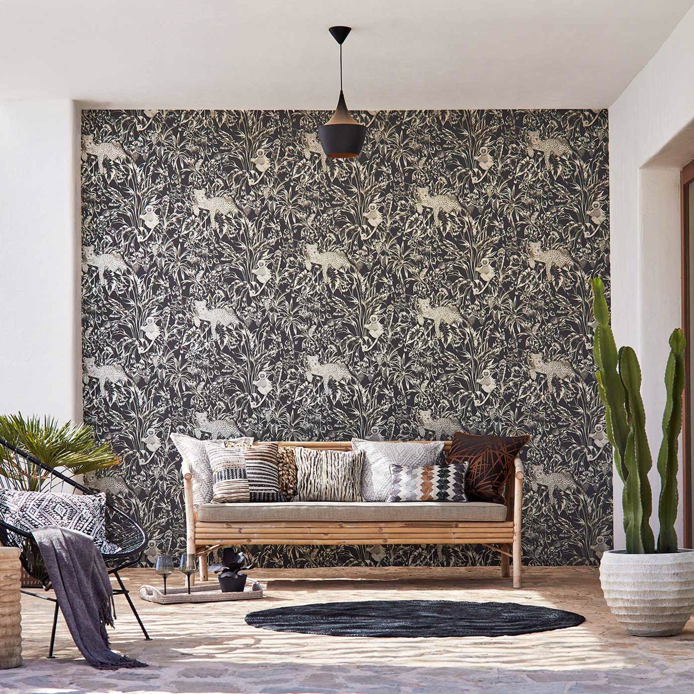 Lengau Wallpaper - Oyster - Harlequin - HMIW112250 - Premier Wallcovering