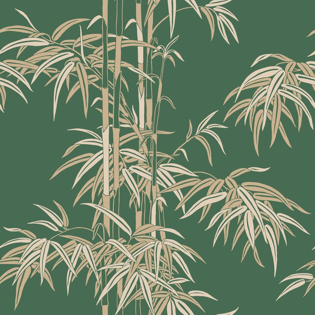 Leon Wallpaper - Green - Sandberg - S10445 - Premier Wallcovering