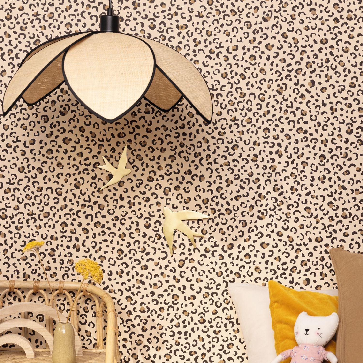 Leonne Wallpaper - Naturel - Caselio - 104451216 - Premier Wallcovering