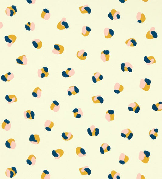 Leopard Dots Wallpaper - Pebble / Sage - NART112811 - Scion - Premier Wallcovering